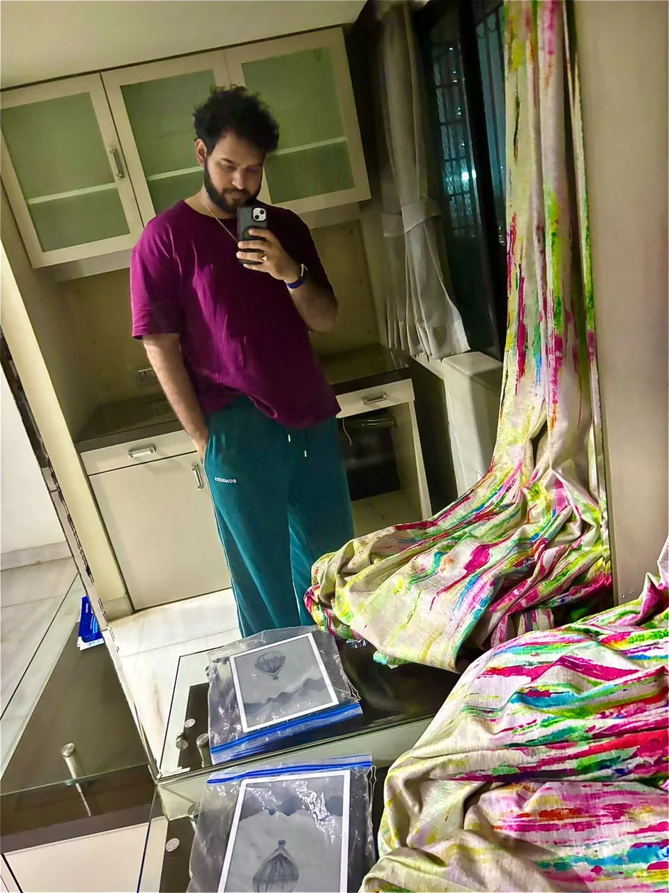 Alii Khan in a candid portrait photograph
